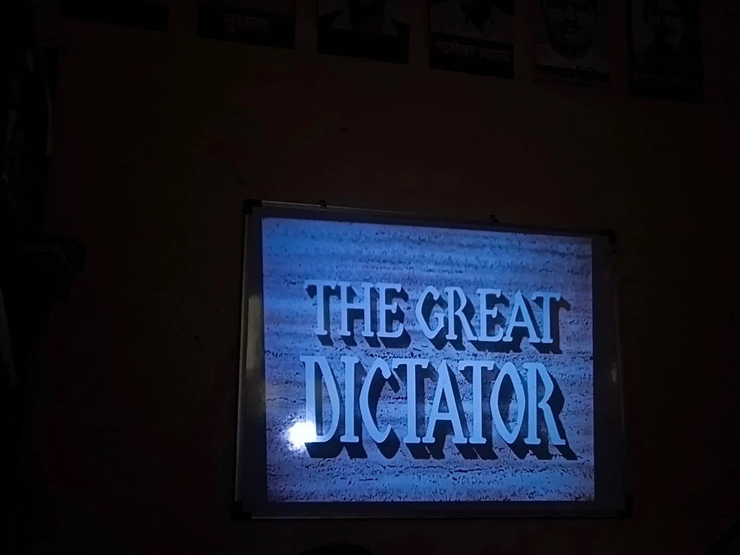 great dictator movie screening